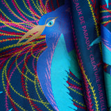 Les Oiseaux de Paradis - Rose - Le Gavroche 45 en soie