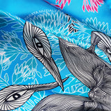 Parata Nuziale - Bleu - Le Carré 90 en soie