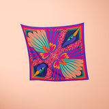 Carnaval - Nuit - Le Carré 70 en soie et coton