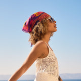 Carnaval - Nuit - Le Carré 70 en soie et coton