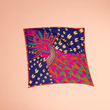 L'Enchanteur - Multicolore - Le Carré 130 en soie et coton