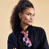 The Enchanter - Pink - The 70 Square in silk and cotton