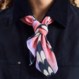 The Enchanter - Pink - The 70 Square in silk and cotton