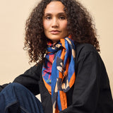 L'Enchanteur - Multicolore - Le Carré 130 en soie et coton