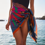 L'Enchanteur - Multicolore - Le Carré 130 en soie et coton