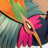 Les Voyageurs - Le Miroir en marqueterie de paille