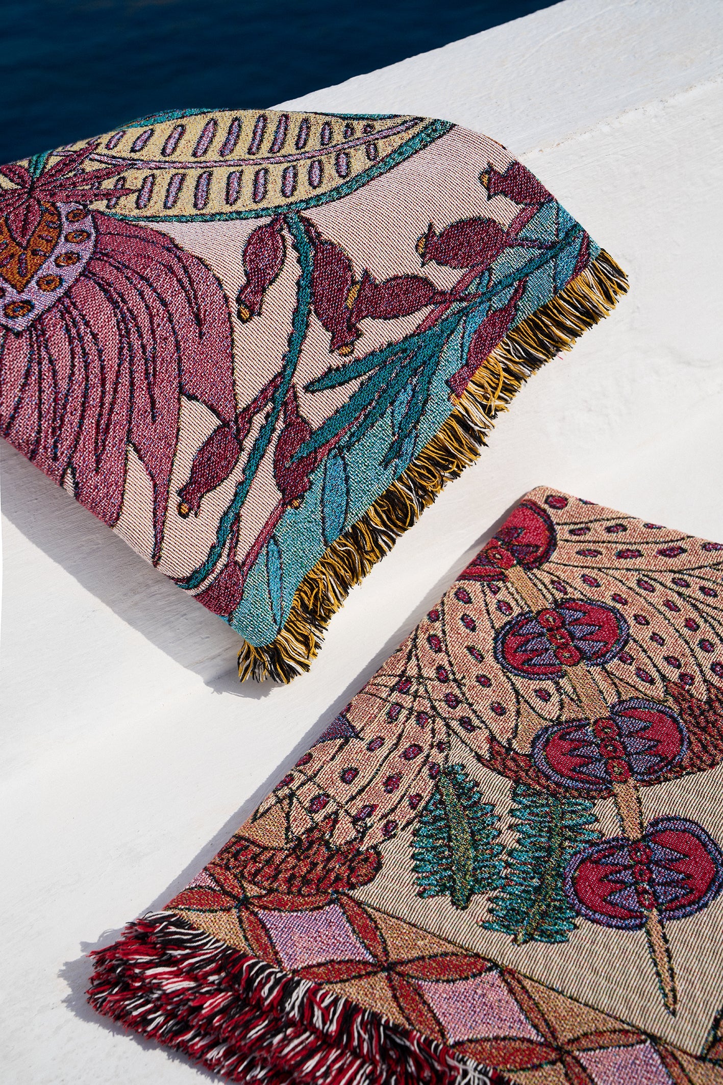 Plaids en Jacquard de coton