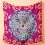 Parata Nuziale - Púrpura - The 90 Silk Square