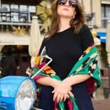 Der Verzauberer - Smaragd - Das Quadrat 130 aus Wolle