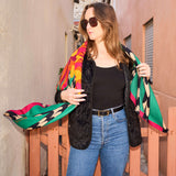 The Enchanter - Emerald - The Large Wool Scarf