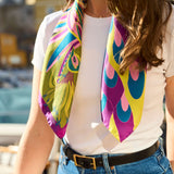 The Enchanter - Green Olive - The Silk Medium Square