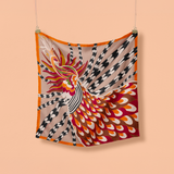 The Enchanter - Moka Rosé - The Silk Medium Square