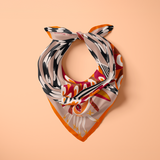 The Enchanter - Moka Rosé - The Silk Medium Square