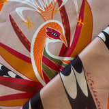 The Enchanter - Moka Rosé - The Silk Medium Square