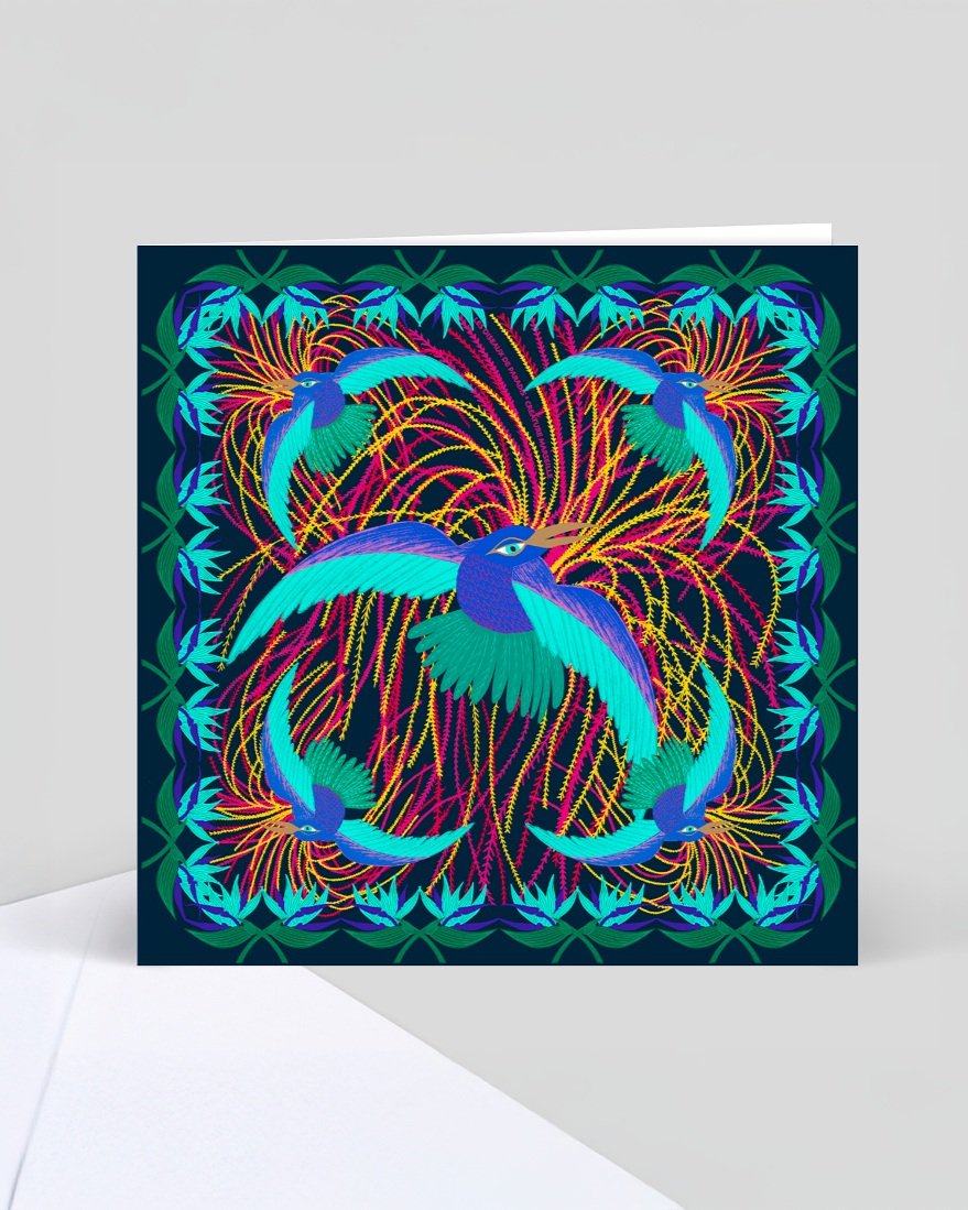 Les Oiseaux de Paradis - Les 5 Cartes de Voeux 2025